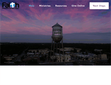 Tablet Screenshot of faithroundrock.com